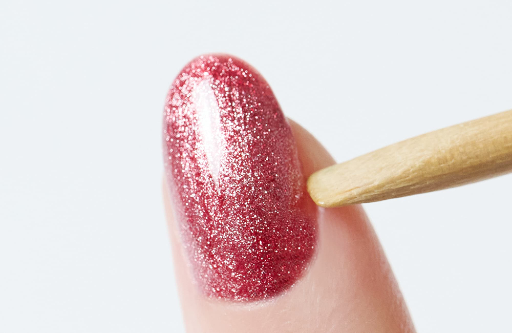 Avoid getting it on the skin or cuticles.
