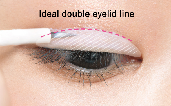 how to make double eyelid