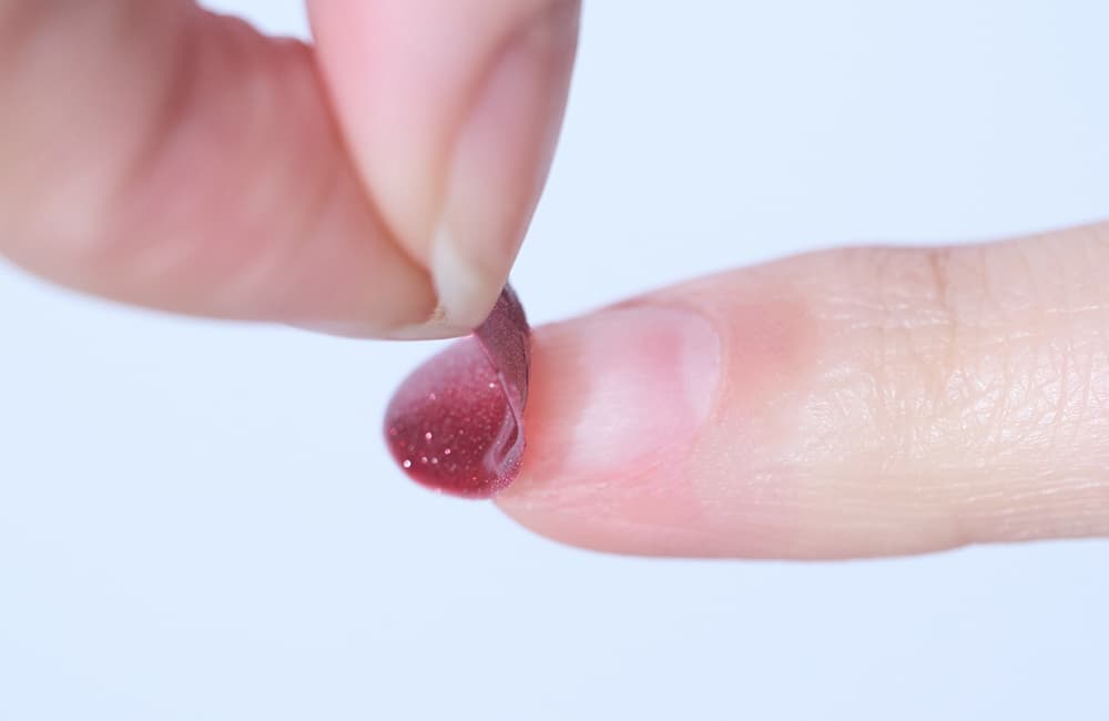 Gently peel off from the cuticle side.