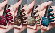 【NUMBER POLISH】ひと塗りで高発色 秋の濃密メタリックネイル